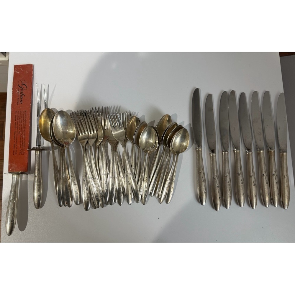 Gorham Celeste Sterling Silver 50 Piece Flatware